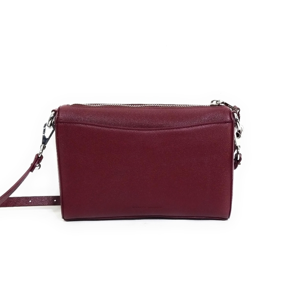Rebecca Minkoff Jean Mac Crossbody Bag in Pinot Noir Burgundy - Picture 12 of 16